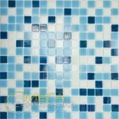 Elada Mosaic. Мозаика HK-14 (327*327*4мм) бело-голубой микс (в индивидуальной упаковке)
